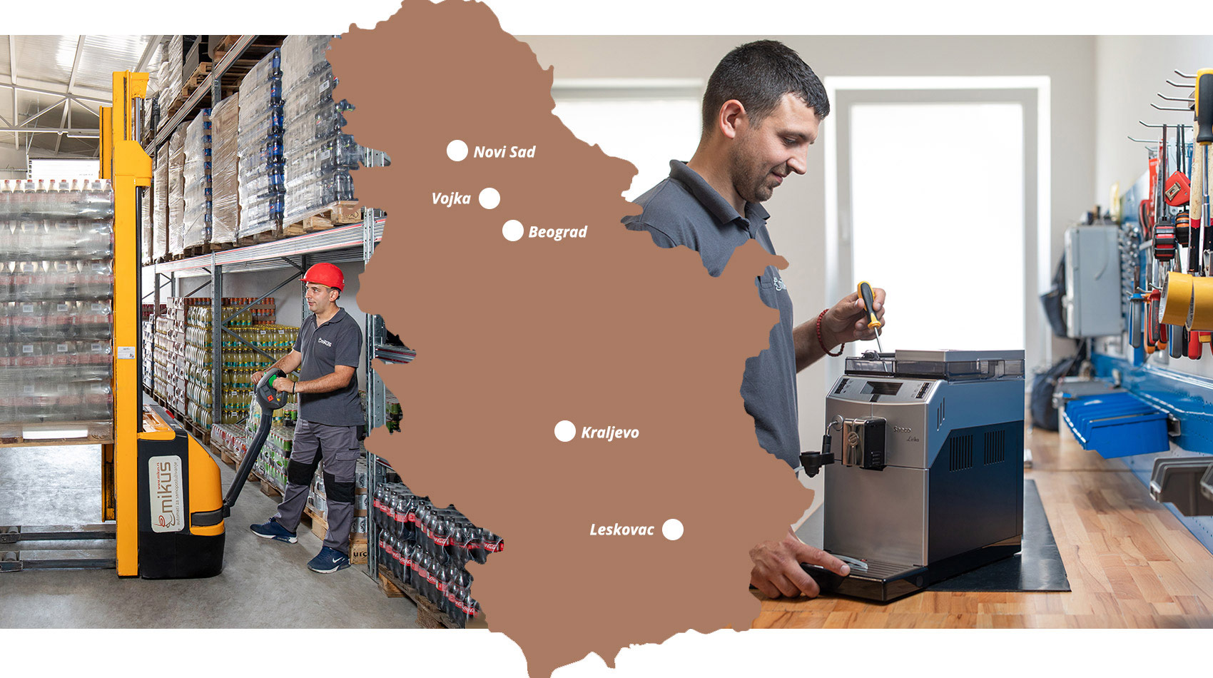 Servis aparata za za samoposluživanje